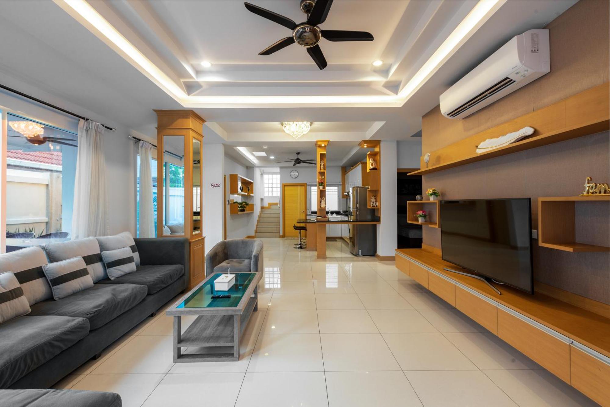 Pattaya Private Villa - Pool,Sauna,Snooker,Bbq Zewnętrze zdjęcie
