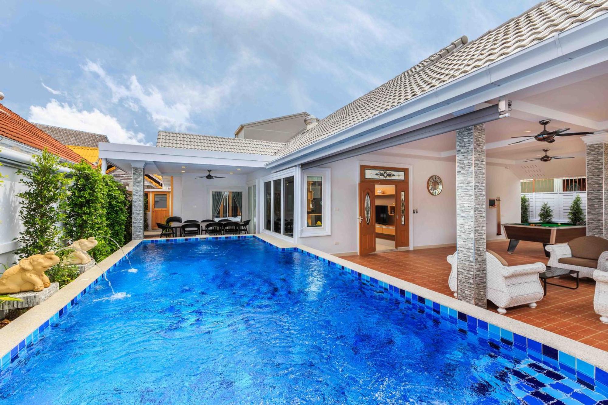 Pattaya Private Villa - Pool,Sauna,Snooker,Bbq Zewnętrze zdjęcie