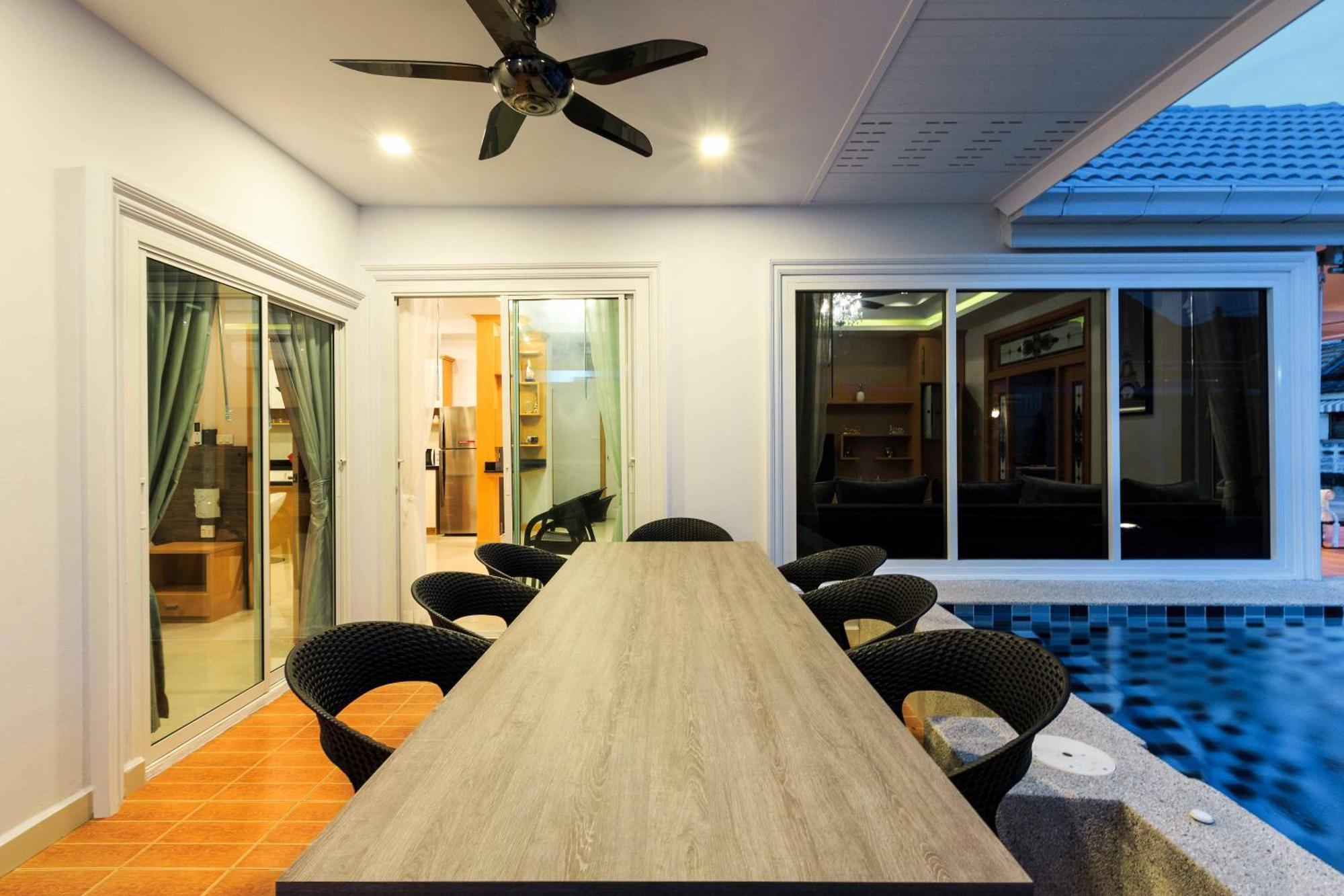Pattaya Private Villa - Pool,Sauna,Snooker,Bbq Zewnętrze zdjęcie