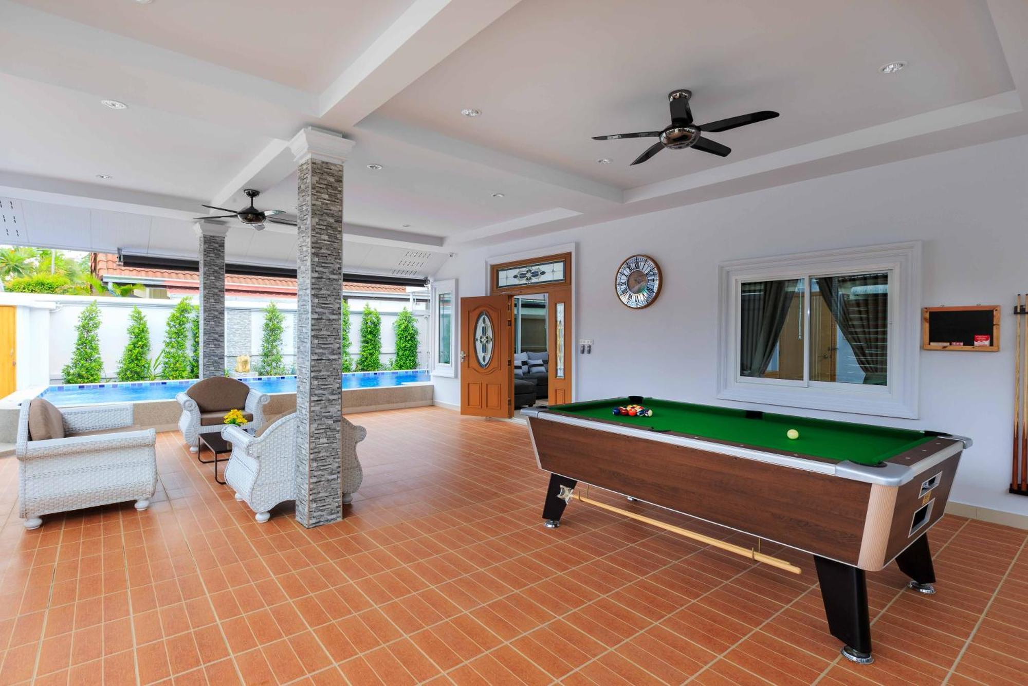 Pattaya Private Villa - Pool,Sauna,Snooker,Bbq Zewnętrze zdjęcie