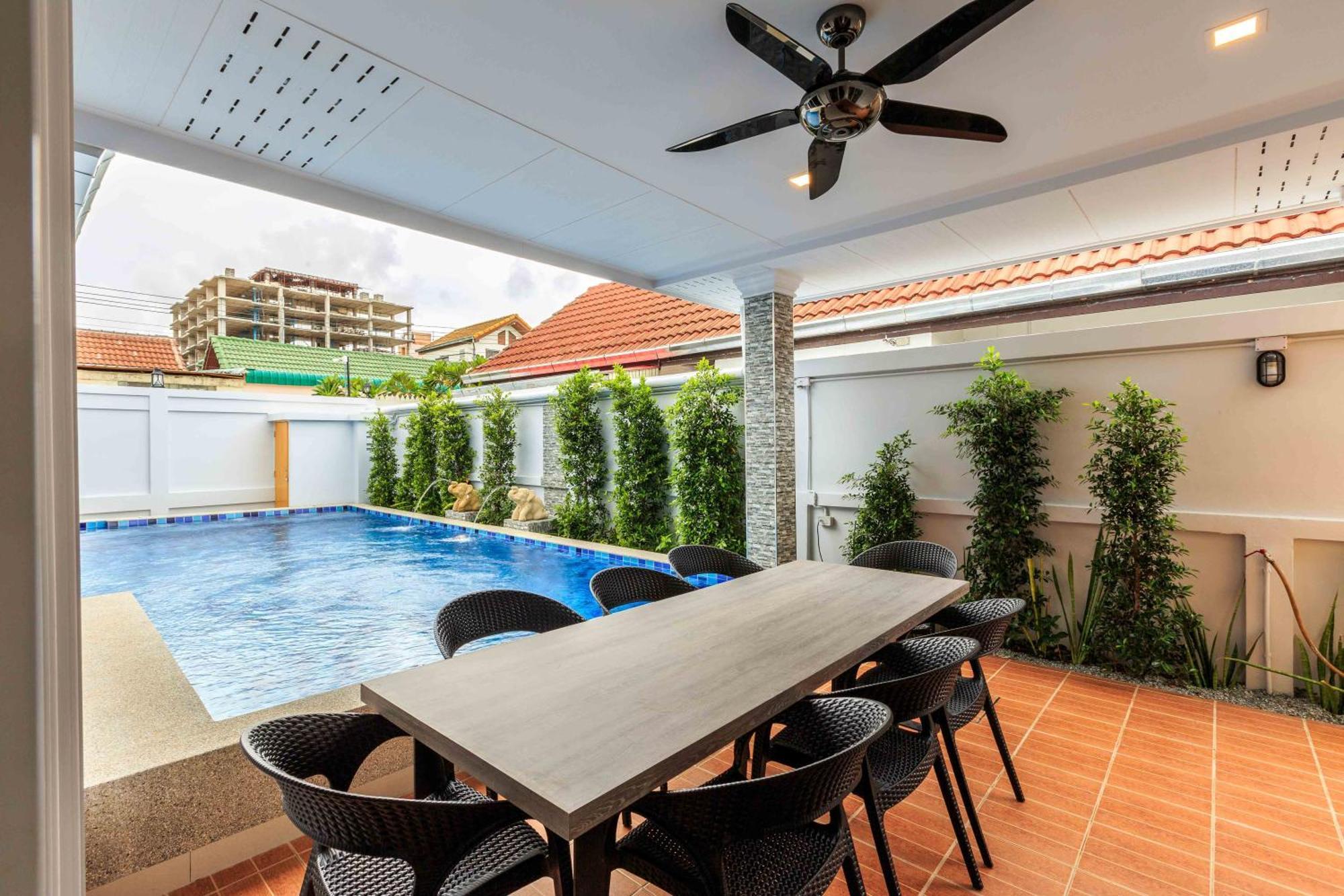 Pattaya Private Villa - Pool,Sauna,Snooker,Bbq Zewnętrze zdjęcie