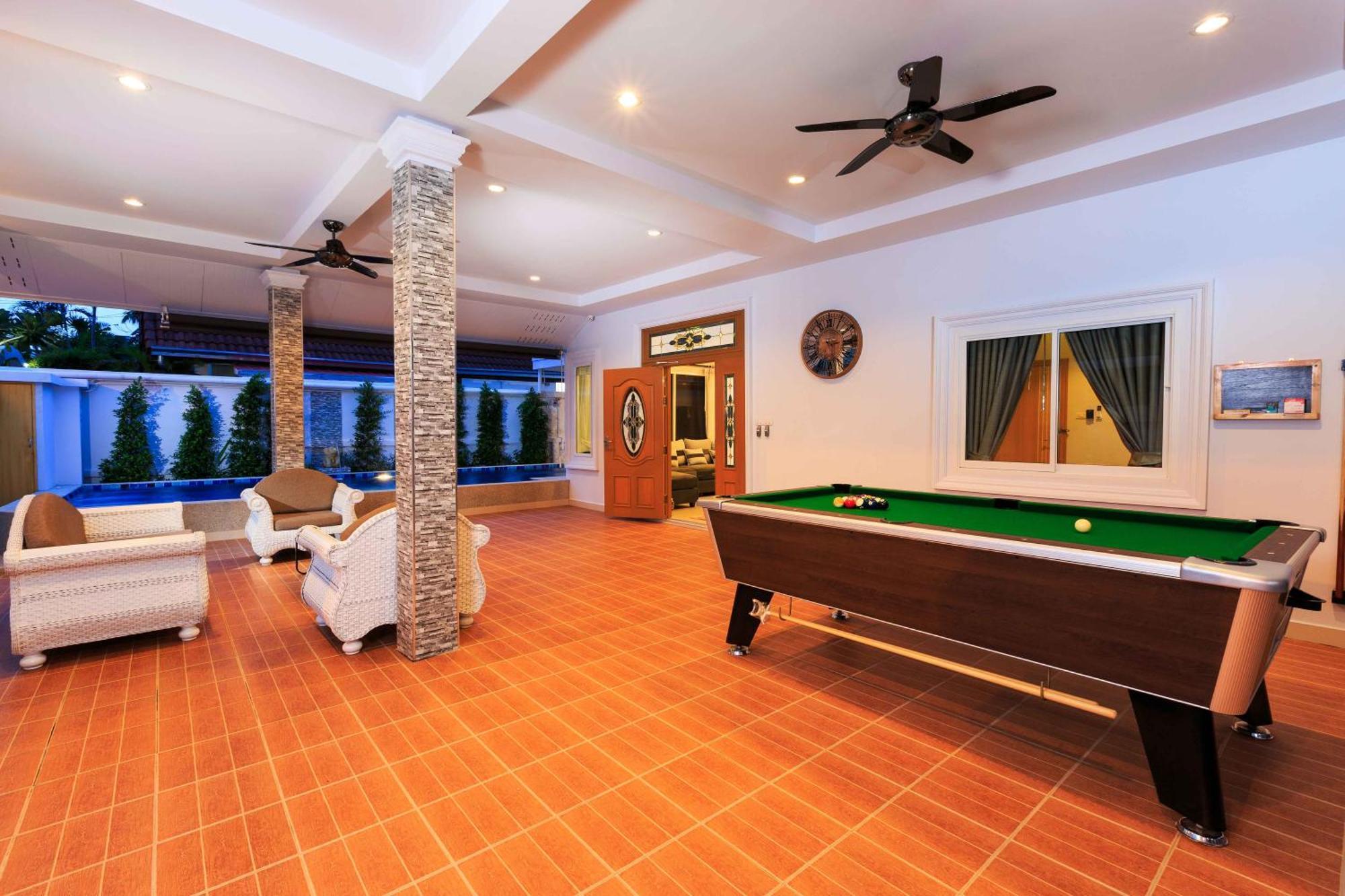 Pattaya Private Villa - Pool,Sauna,Snooker,Bbq Zewnętrze zdjęcie