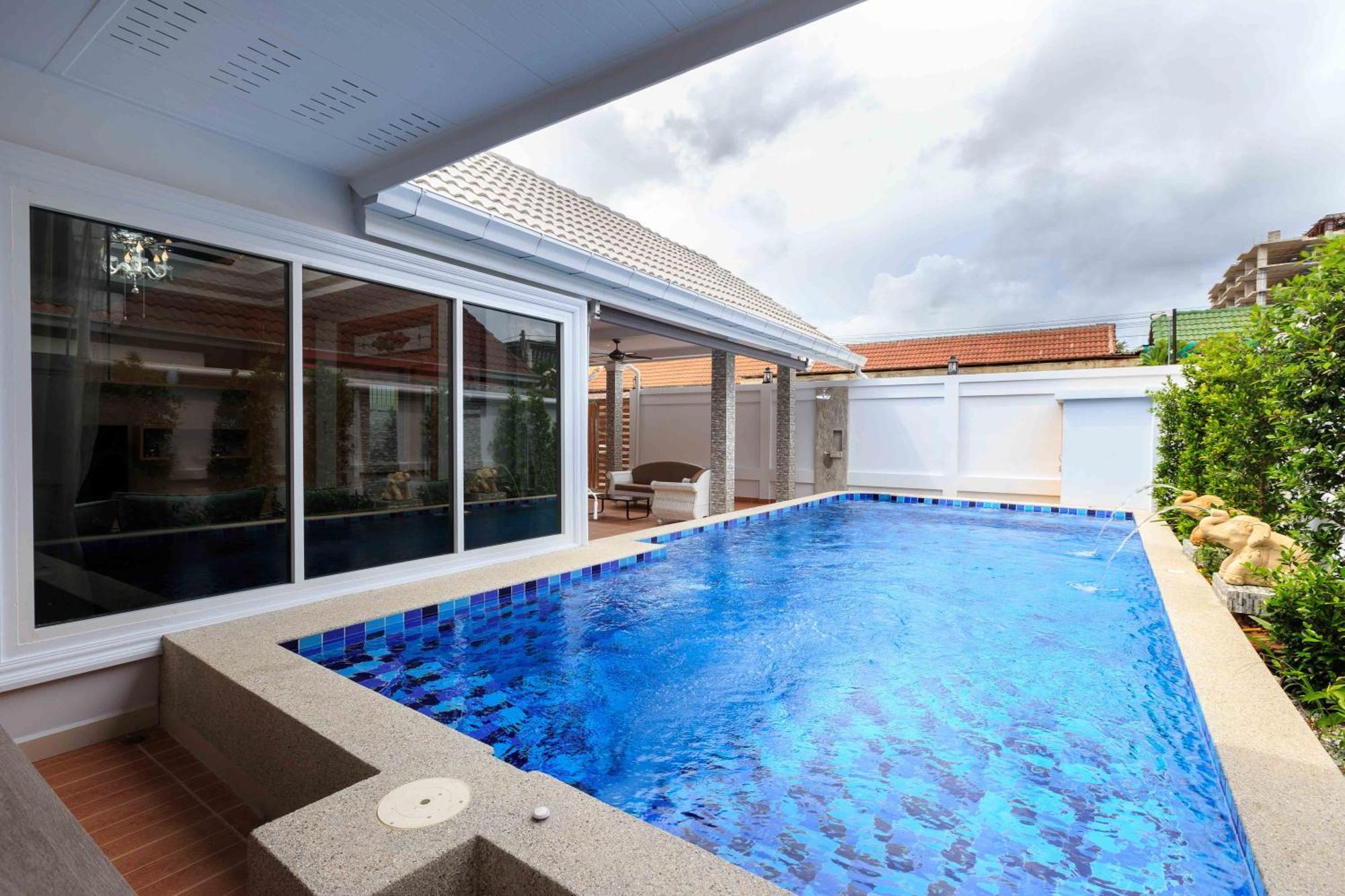 Pattaya Private Villa - Pool,Sauna,Snooker,Bbq Zewnętrze zdjęcie